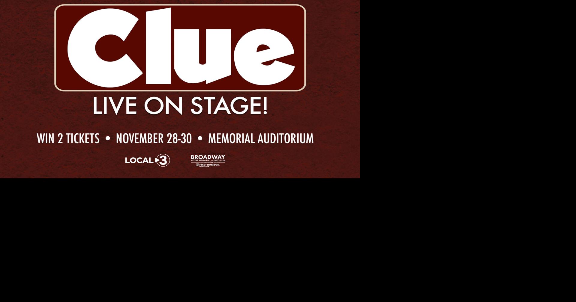 WRCB “Clue” Tickets Contest | Contests | local3news.com