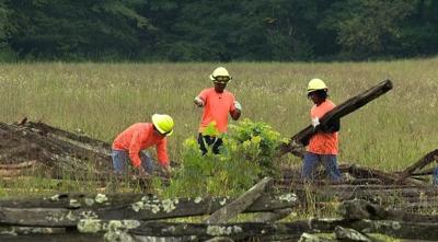 Job Corps students restore historic structures at Great Smoky Mountains National Park