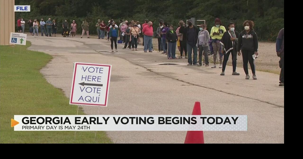 Georgia early voting for the primary election began Monday | Local News ...
