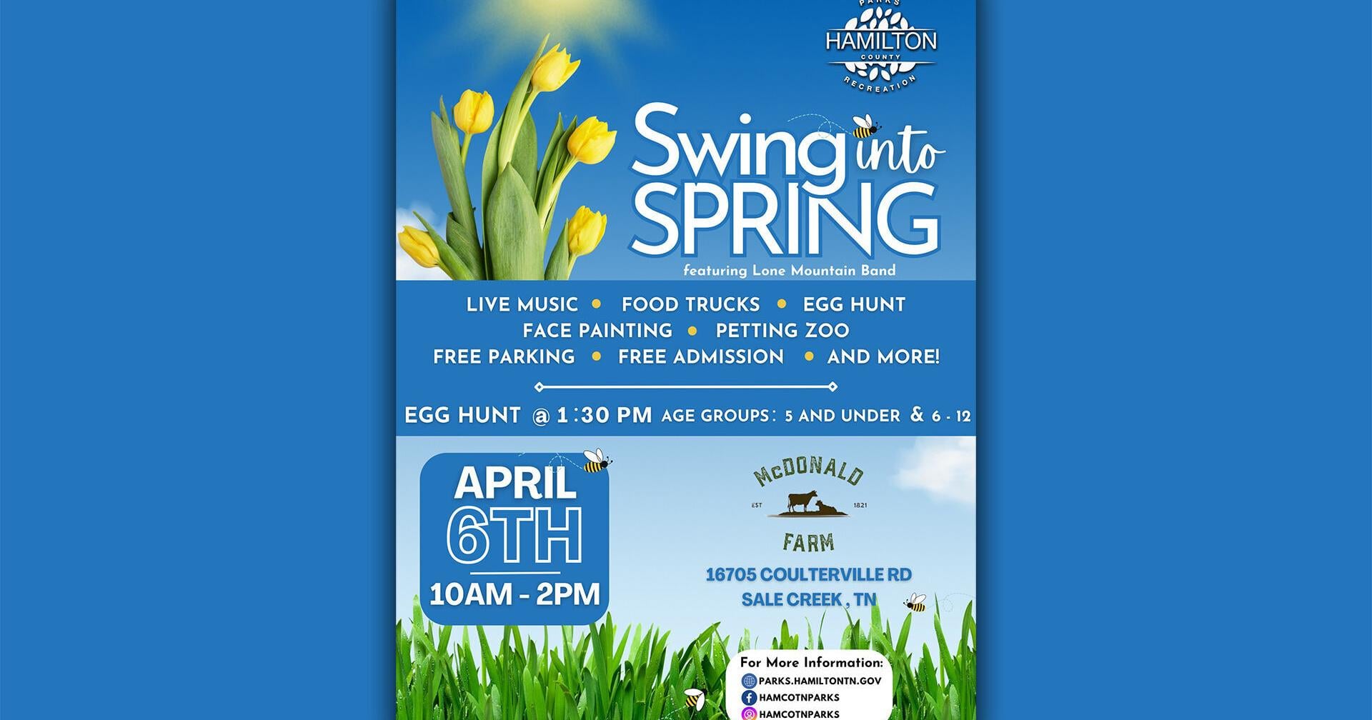 Swing into Spring festival set for old McDonald Farm - Vimarsana News