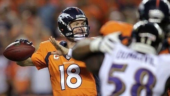 Peyton Manning throws record-tying 7 touchdown passes | What's Trending ...