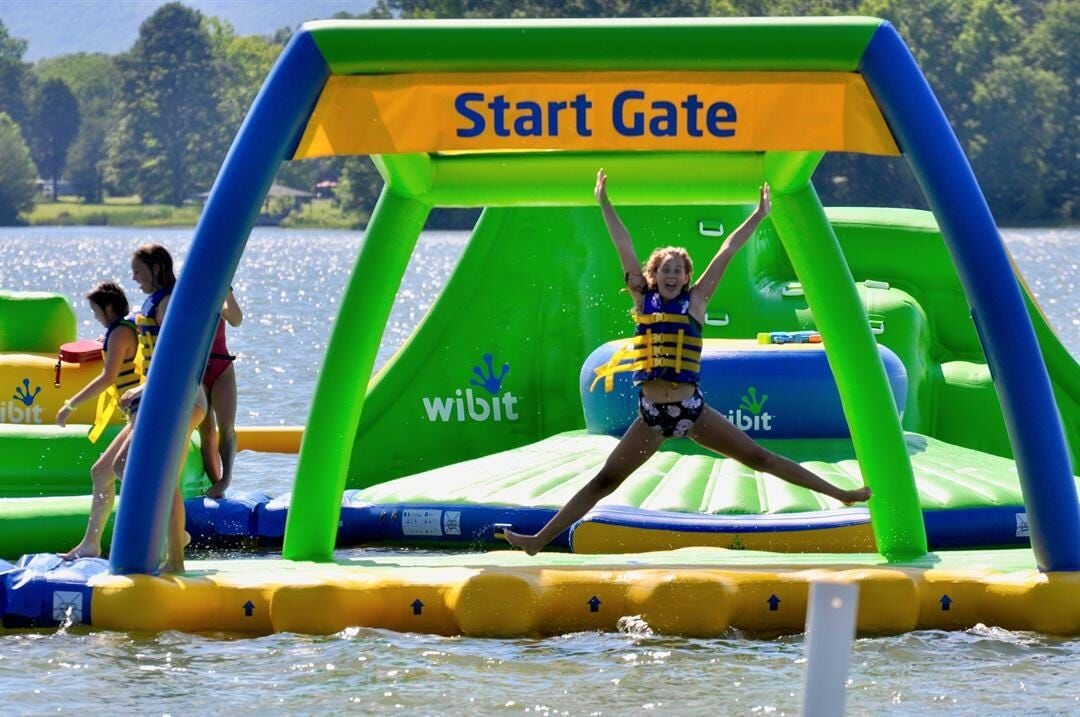 NOOGA Splash  Inflatable Aqua Park at Chester Frost Park