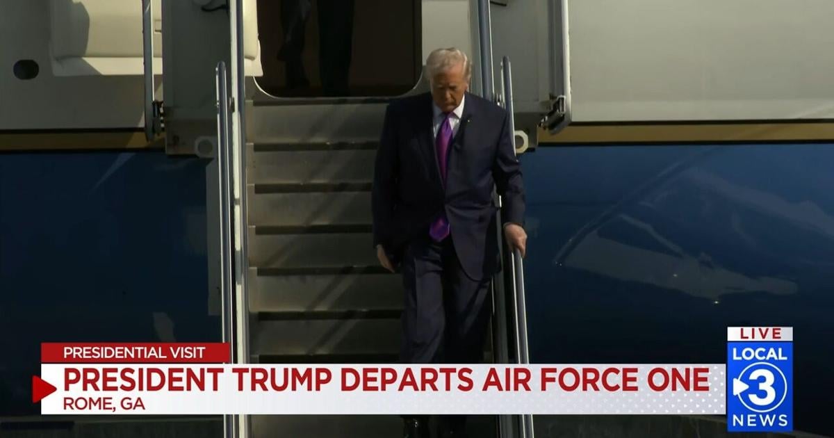 Trump Rome Ga President Trump arrives in Rome, GA | Presidential Visit | local3news.com