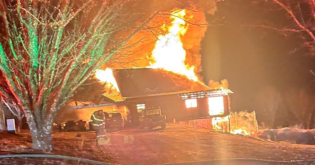 UPDATE: Fire at large log cabin in Athens accidental and 'wind driven'