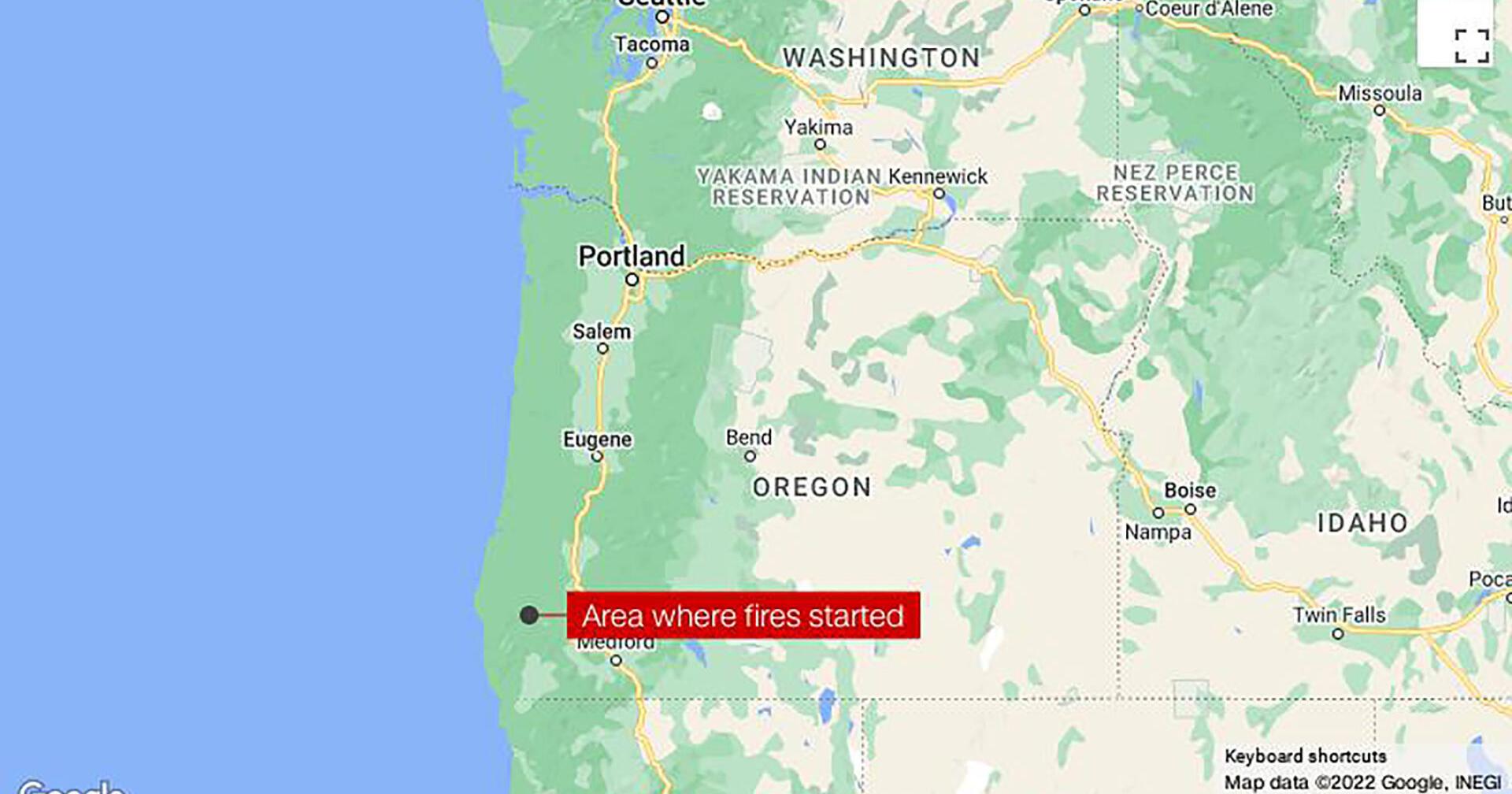 Man suspected of starting fires in remote Oregon woods detained by 3 residents who tied him to tree - Vimarsana News