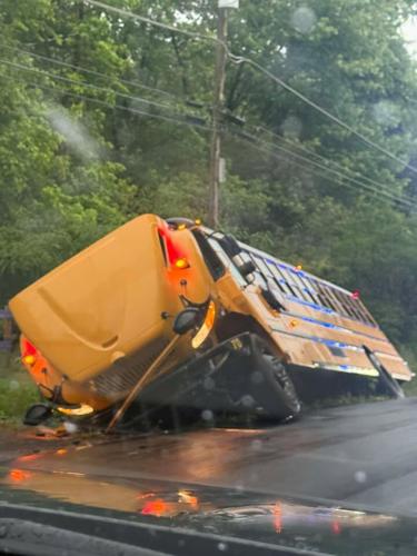 Walker County school bus overturns with no children aboard | Local News ...