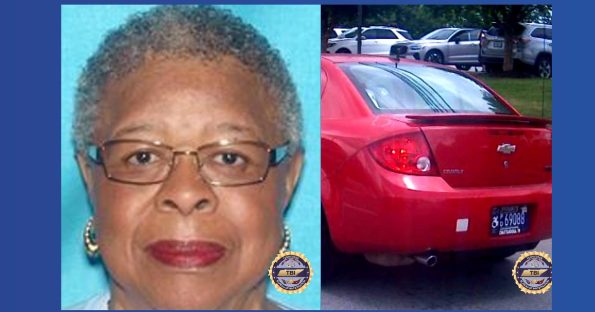 Tennessee Silver Alert issued for 83-year-old Chattanooga woman