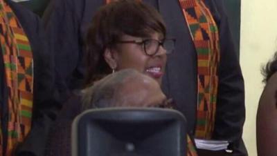 Walnut Avenue Mass shooting victim's great-great aunt shows strength and hope through gospel songs