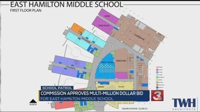 Commissioners approve a multi-million dollar bid for the new East Hamilton Middle School