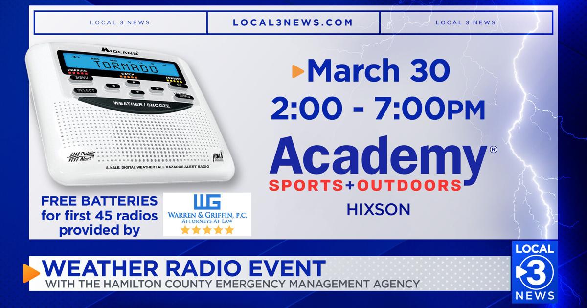 Hamilton County EMA partners with Local 3 for another weather radio ...