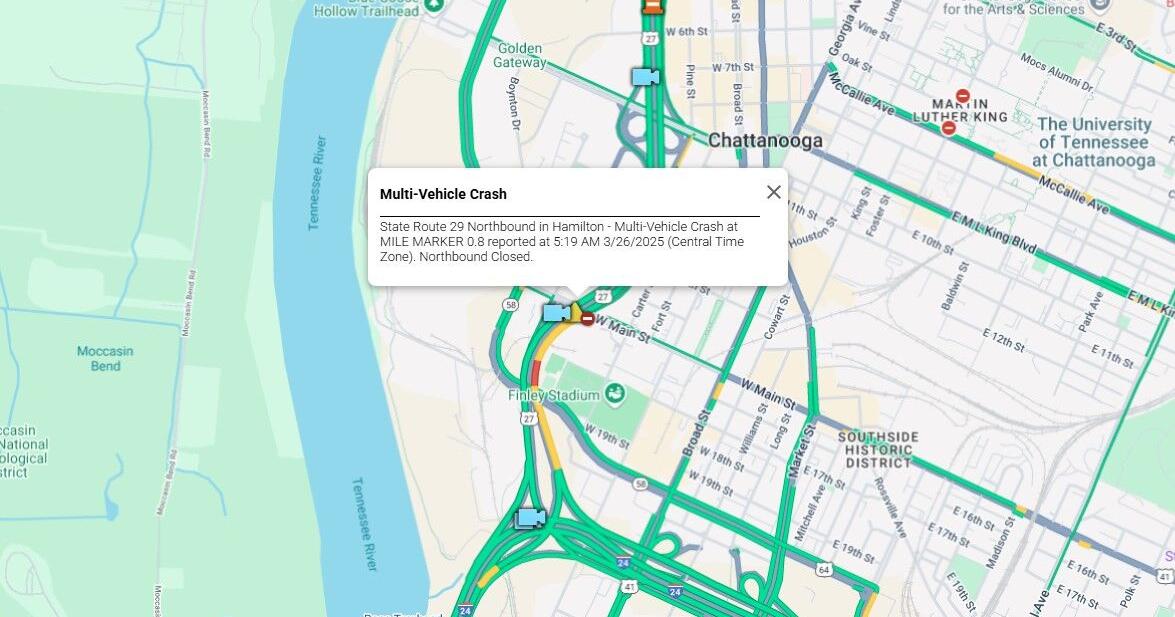UPDATE: All lanes are reopen after a multi-vehicle crash on Highway 27 ...