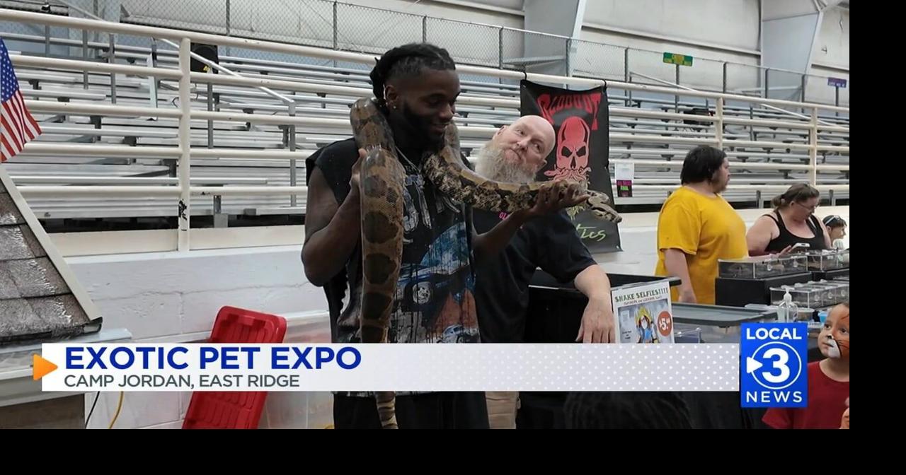 Exotic Pet Expo happening this weekend at Camp Jordan