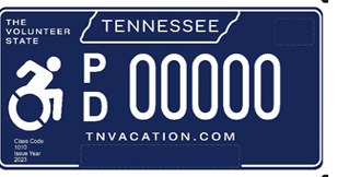 License plate for Tennesseans with disabilities to have new design in 2023 - Vimarsana News