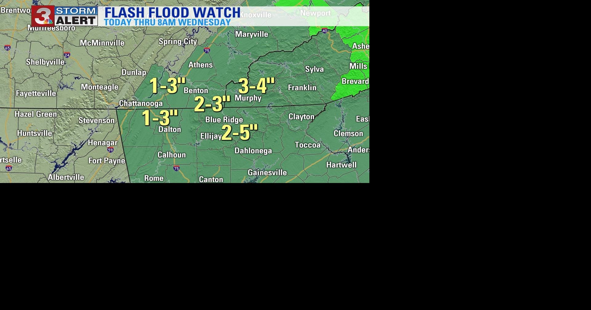 Heavy Rain Today With Risk Of Flash Flooding Local3news Com