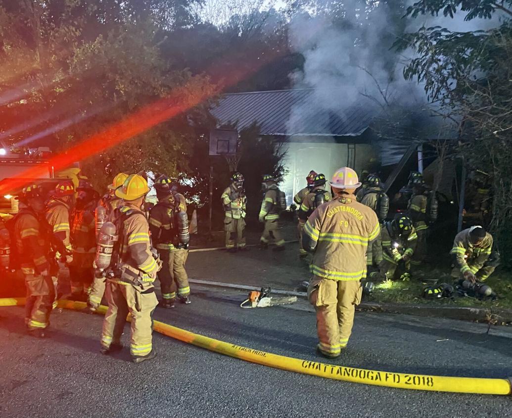 UPDATE Firefighters work early morning house fire in Chattanooga Local News