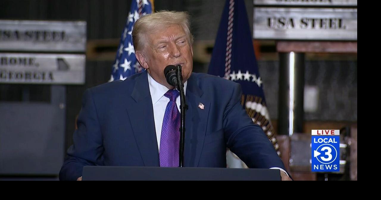 Trump Supporters Pack Rome, Georgia, for Presidential Visit