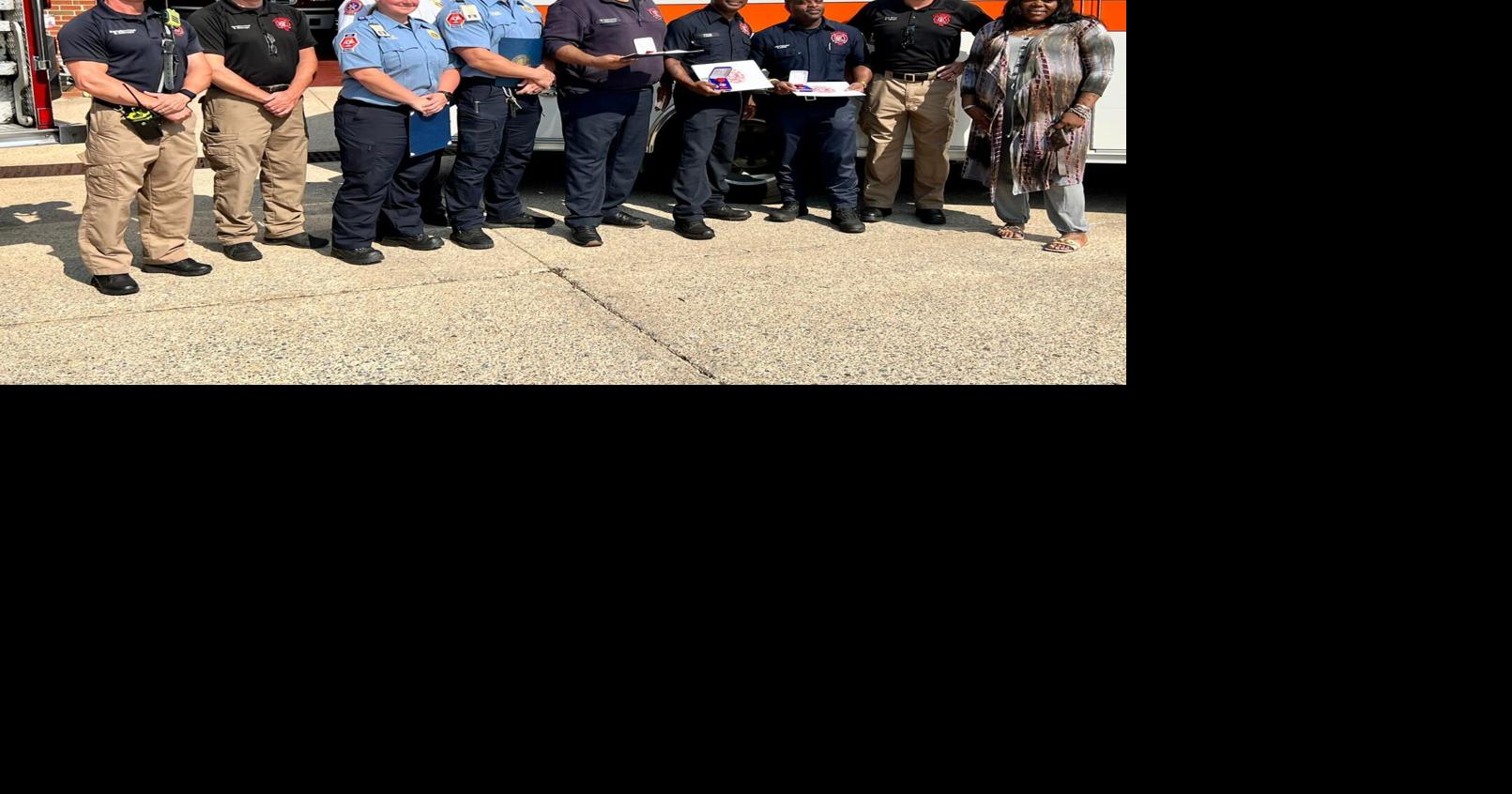 First responders receive life-saving award after saving man from carbon ...
