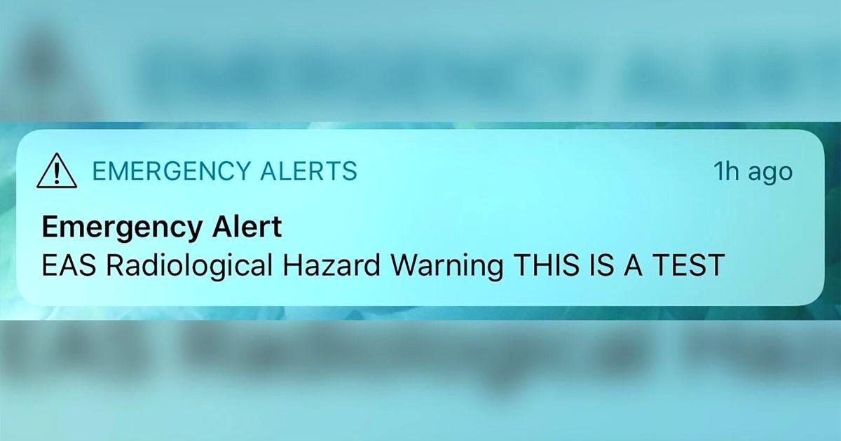 Test Alert Sign Georgians received an alarming test alert for a 'radiological hazard ...