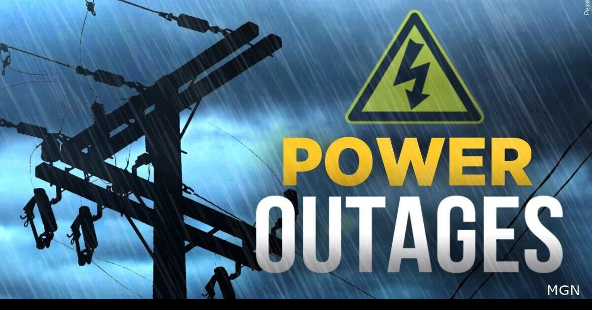 UPDATE Power outages in the Tennessee Valley following Monday's severe