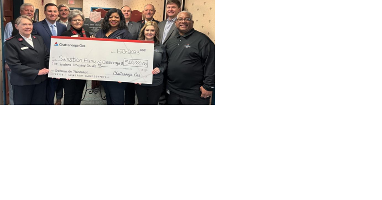Salvation Army receives half a million dollars from Chattanooga Gas Foundation - Vimarsana News
