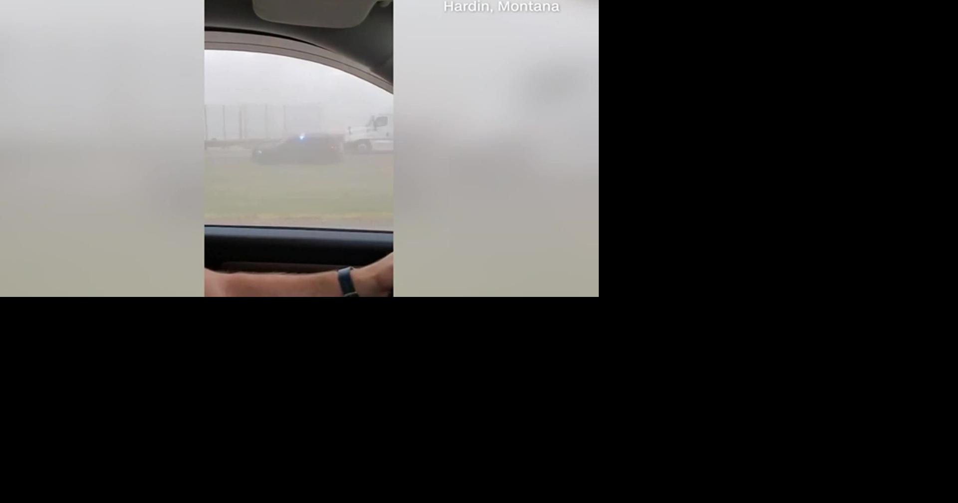 Dust storm causes a 21-vehicle pileup in Montana, killing six ...
