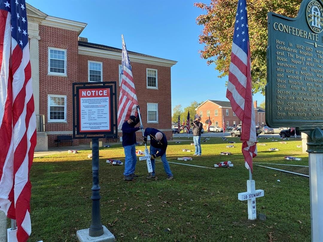 Volunteers Needed To Help Put Up Flags Crosses In Ringgold To Honor Fallen Veterans Local News Local3news Com