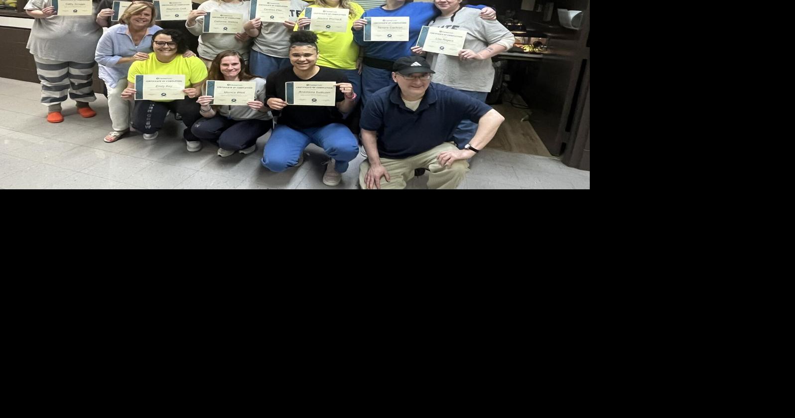 Female Inmates Complete OSHA Certification at McMinn County Jail