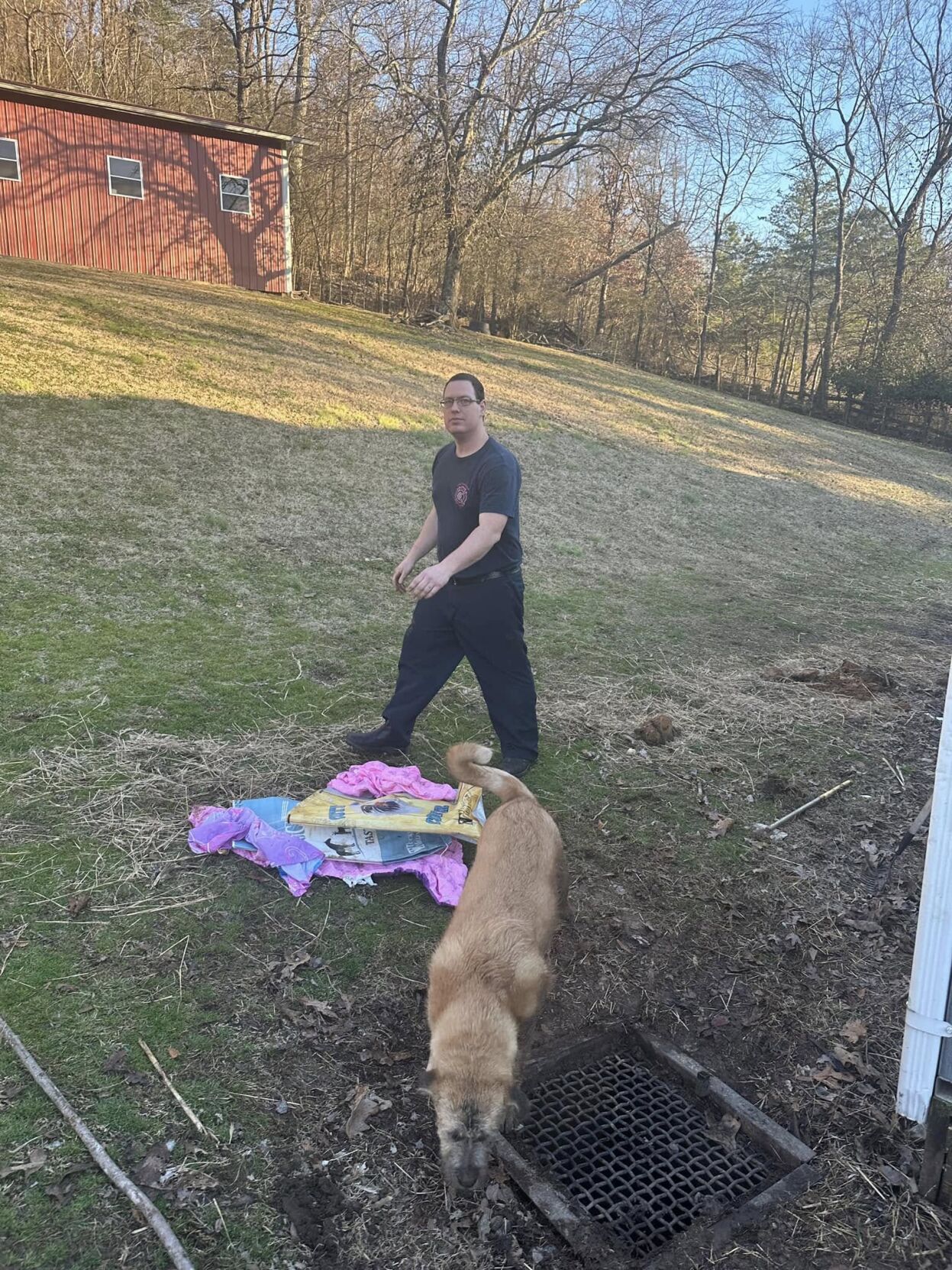 Chattanooga Firefighters Rescue Dog Stuck in Drain Pipe | Local News ...