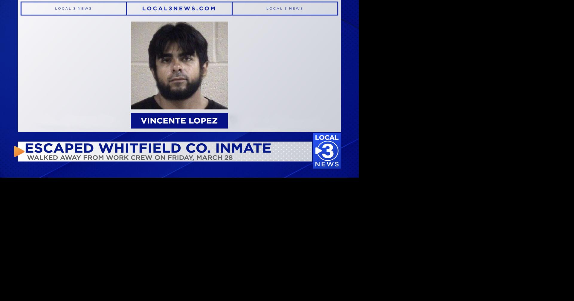 UPDATE Whitfield Co. inmate who escaped from work crew captured