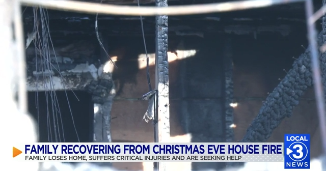 Family recovering after home destroyed in Christmas Eve fire | Local ...