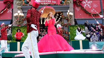 Mariah Carey AT Macy's parade 2022