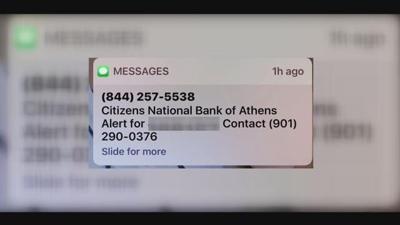 Citizens National Bank warns of text message scam | 