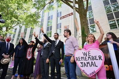 'Jamal Khashoggi Way' sign unveiled in front of Saudi embassy in Washington, DC