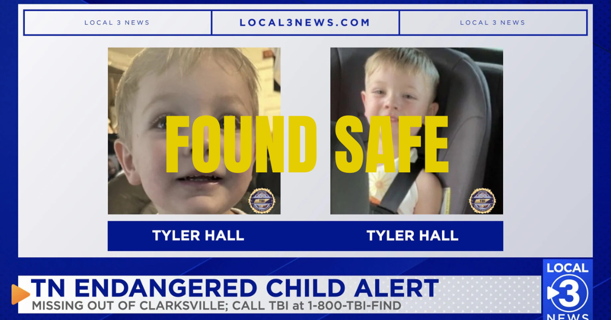 UPDATE: 3-year-old Clarksville boy found safe, TBI reports