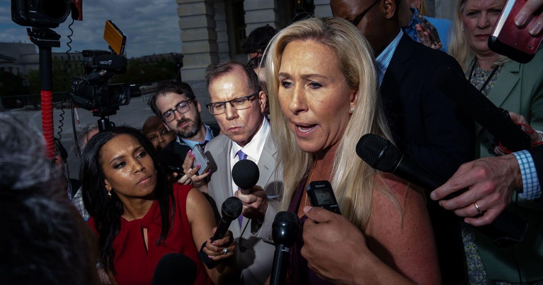 Rep. Marjorie Taylor Greene says she will force vote over Speaker Johnson's ouster next week | Regional/National Headlines - Vimarsana News