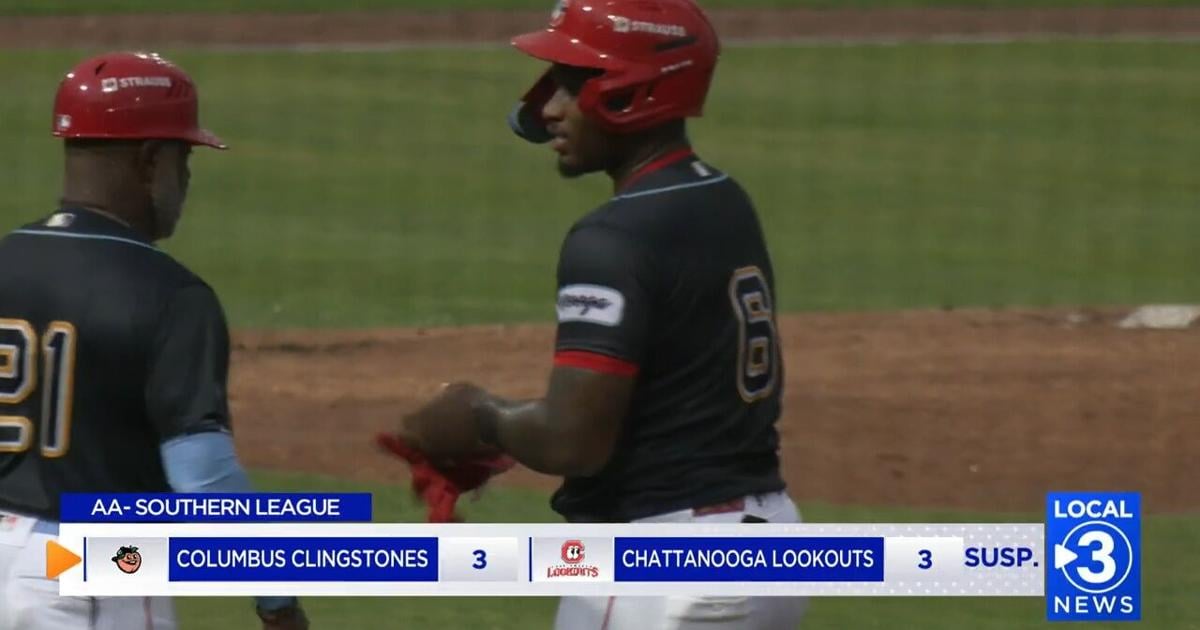 Cam Collier hits game-tying single before Lookouts game with Clingstones gets suspended