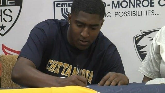 Randy Brady achieves childhood dream by signing with Chattanooga Mocs, Chattanooga Mocs