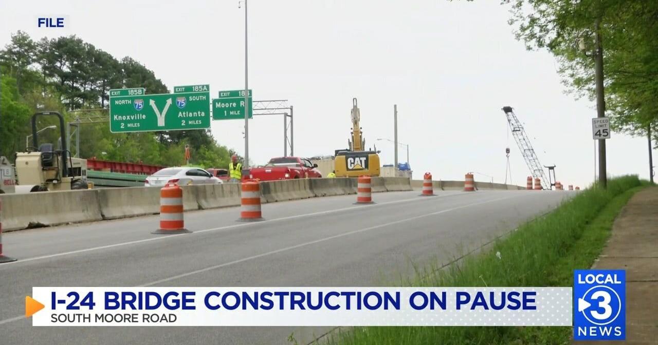 I-24 construction paused after bridge beams fail TDOT's routine inspection - Vimarsana News