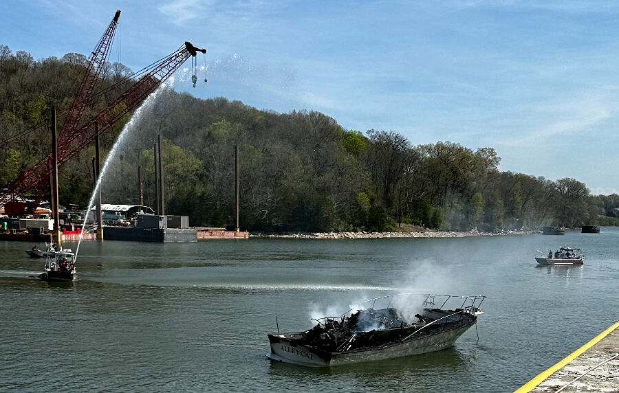 Boat Destroyed By Fire Near Chickamauga Dam Monday, No One Injured ...