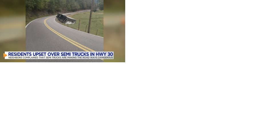 Polk County residents want semi truck to stop using Hwy 30 in residential area - Vimarsana News