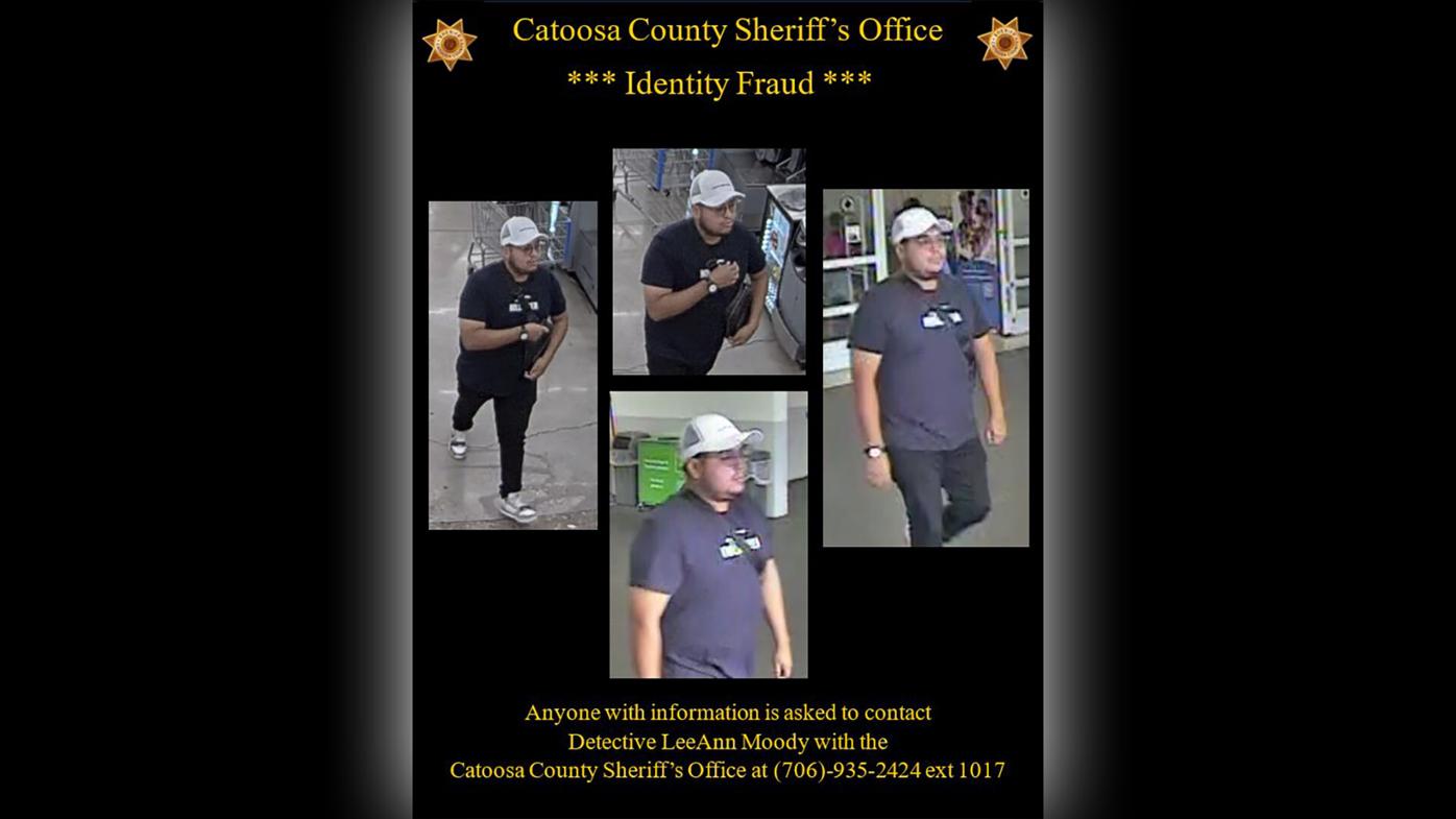 Suspect sought for using stolen credit card at Catoosa Co. Walmart | Local  News | local3news.com
