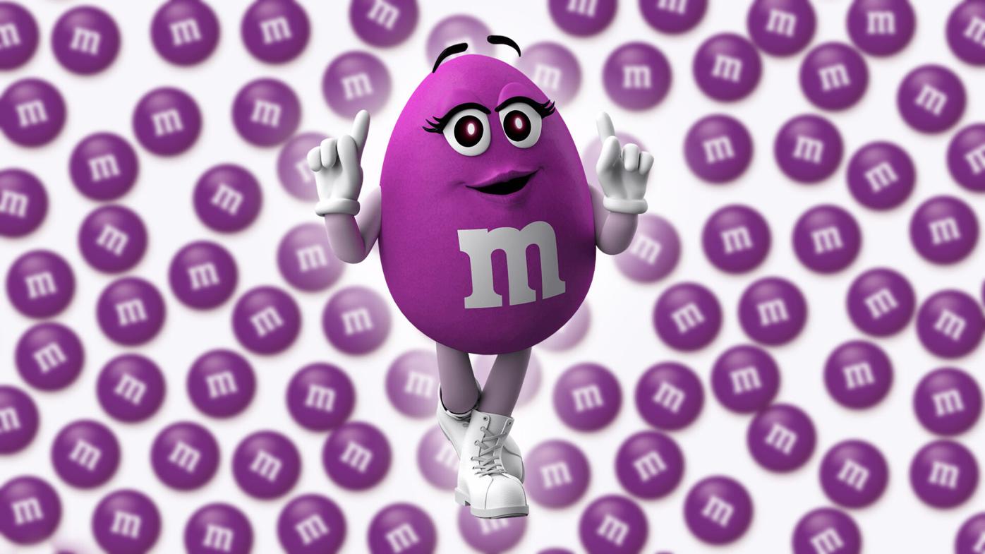 Purple M&M's