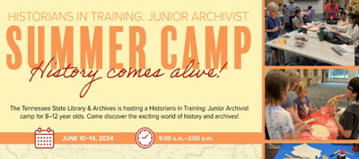 Library Camp TN State Library to host historical-based summer camp for kids | Local ...