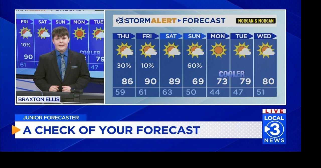 Junior Forecaster - Braxton | Junior Forecaster | local3news.com