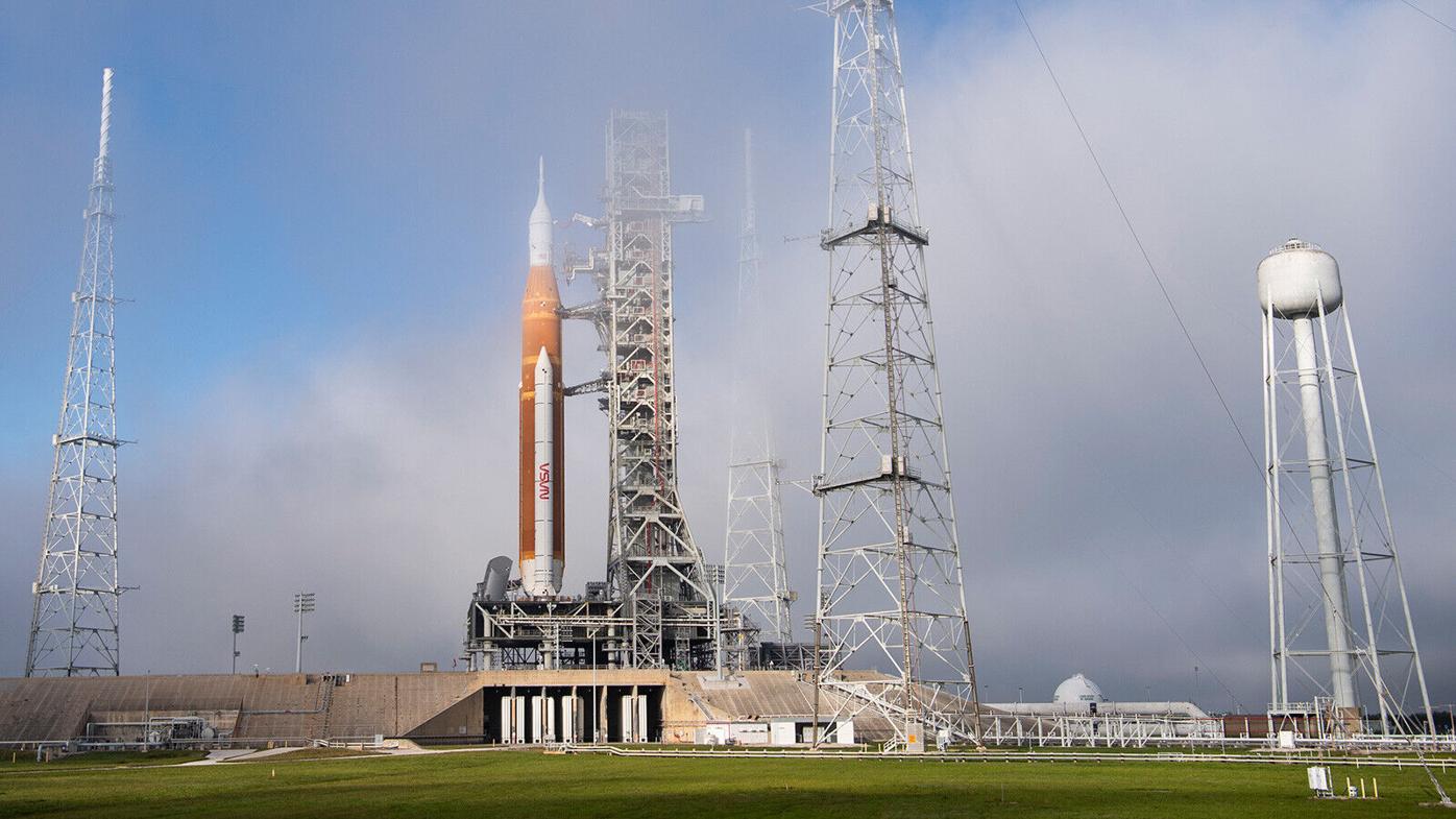 NASA gears up to launch historic moon mission after mega rocket sustained  hurricane damage | | local3news.com