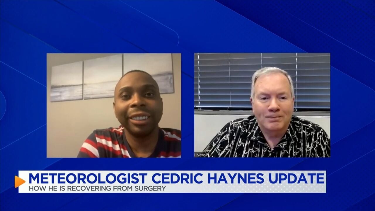 Local 3 Meteorologist Cedric Haynes Gives Update On Recovery After Back ...