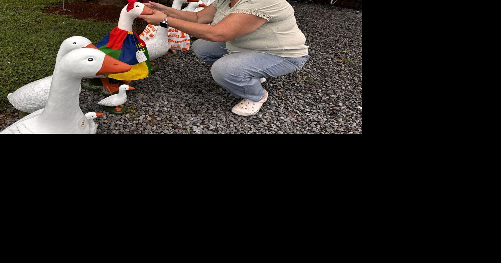 Whitwell woman's stolen porch goose sparks heartwarming community response