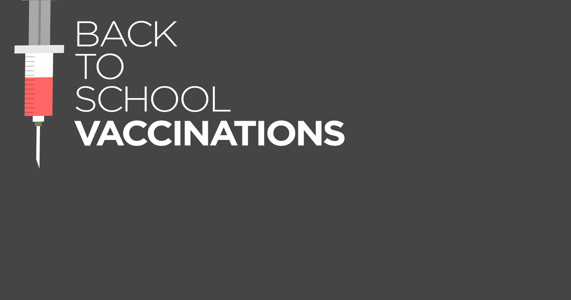 Health officials recommend scheduling your children's vaccines sooner rather than later