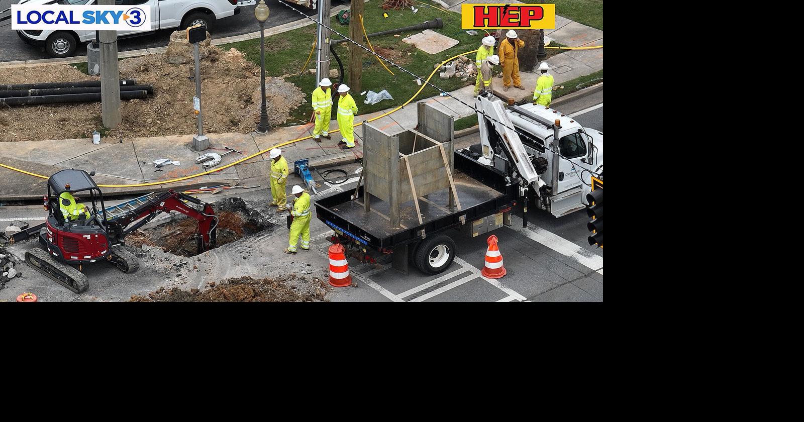 UPDATE: Battlefield Pkwy., businesses reopen after ruptured gas line repaired