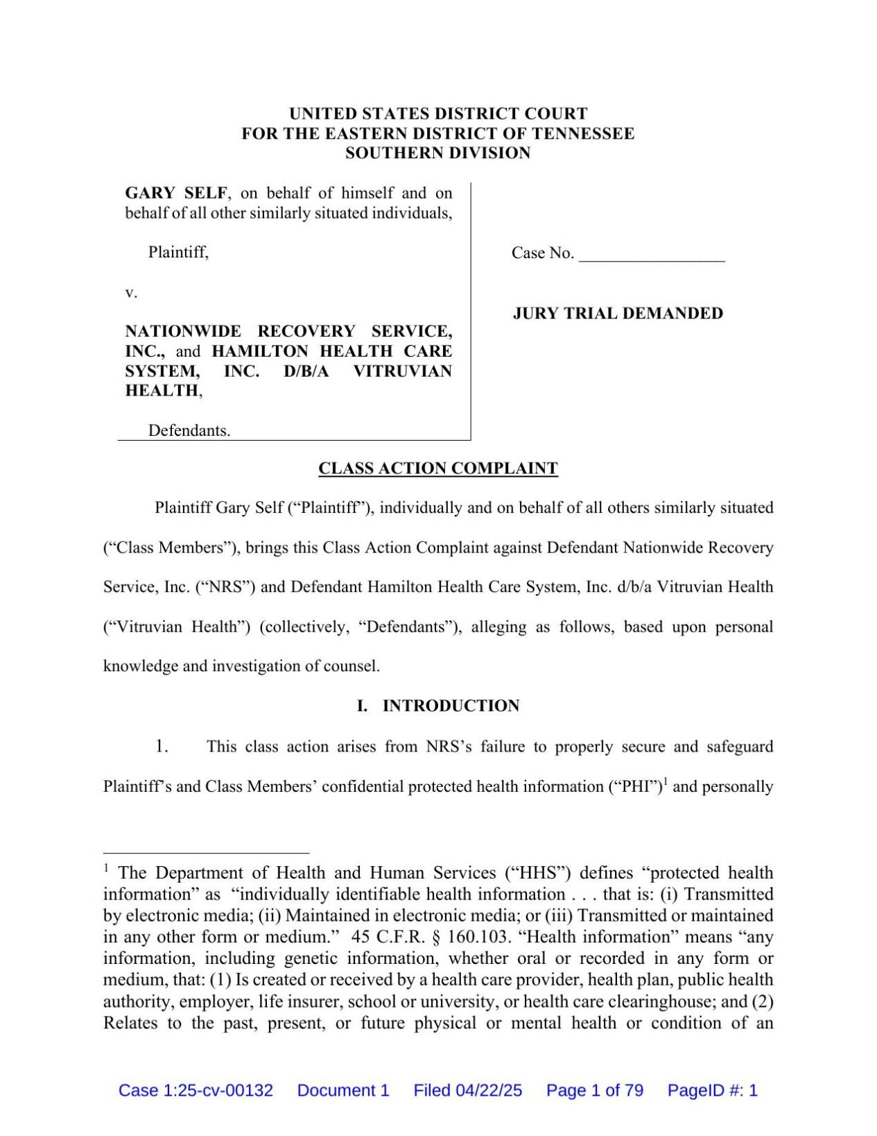 Hamilton Co. data breach lawsuit